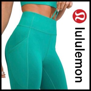 Lululemon Invigorate High-Rise Tight 25"-- Maldives Green